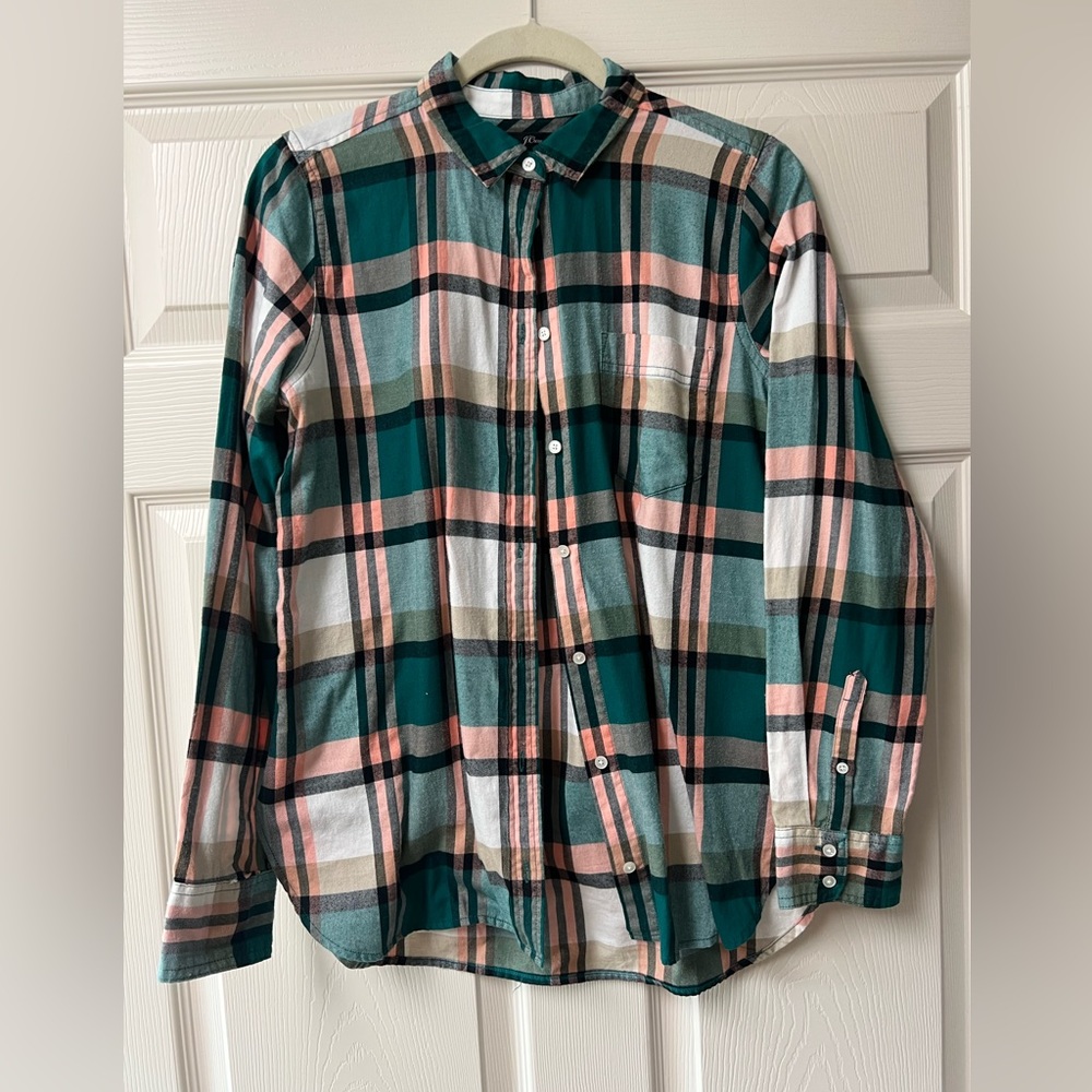 J Crew classic fit flannel